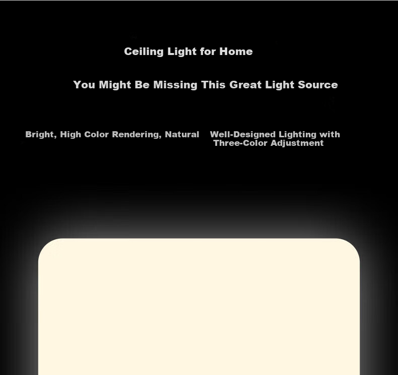 NVC LED Lamp Core Magnetic Strip Light Replacement Light Source Industrial Energy-Saving Strip Light One-to-Six 108W Tri-Color Dimming Suitable for 30-40㎡ 1