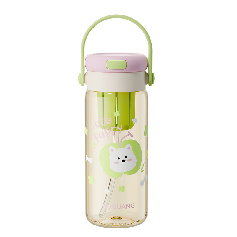 Fuguang PPSU Straw Water Bottle High-Value Student Girls Large Capacity Summer Sports Portable Plastic Cup
