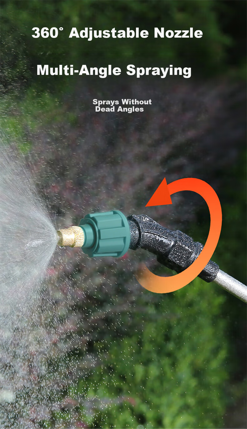 Quiet Bear Electric Backpack Sprayer High-Pressure Agricultural Sprayer Small Household Pesticide Disinfection Watering Garden Tool 11