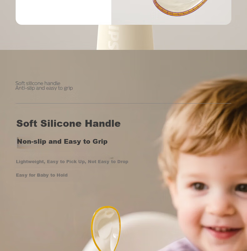 AVENT Philips Baby PPSU Feeding Spoon Toddler Self-Feeding Training Large Bowl Spoon JD Self-Operated 9
