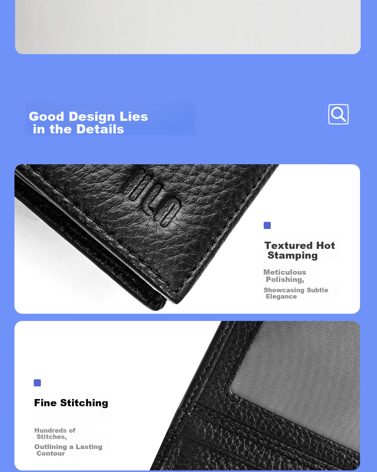 HLA Men's Long Wallet 2026 New Style Coin Purse Card Holder Birthday Gift for Boyfriend Husband 10