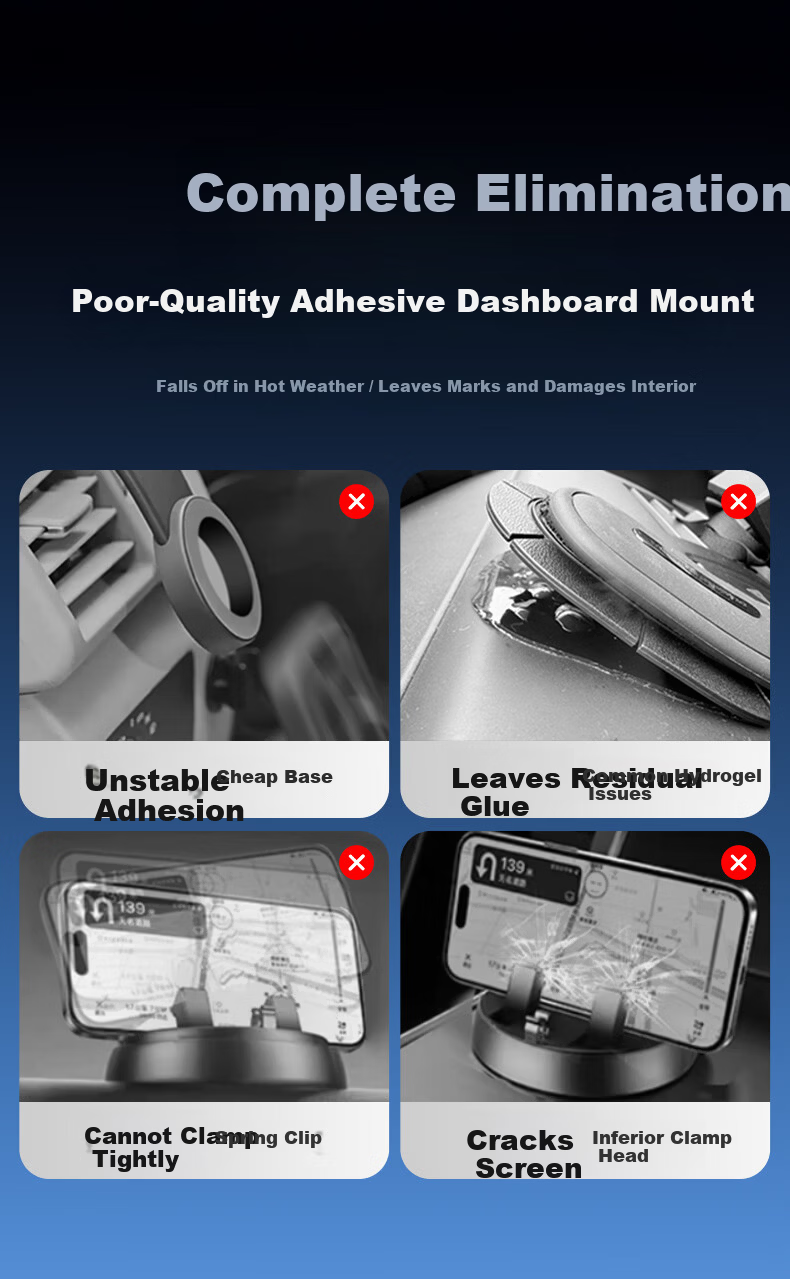 REMAX Free Shipping Mobile Phone Stand iPad Tablet Stand Lazy Desktop Car Mount Multifunctional Compact Foldable Portable 360° Rotatable Model 2