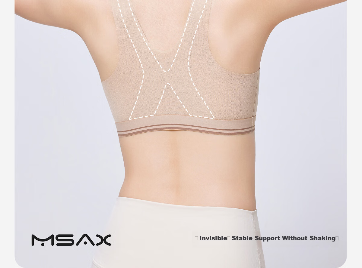Meishianxuan Developmental Stage Shaping Vest for Middle School and Older Girls, Student Sports Anti-Shock Bra 3