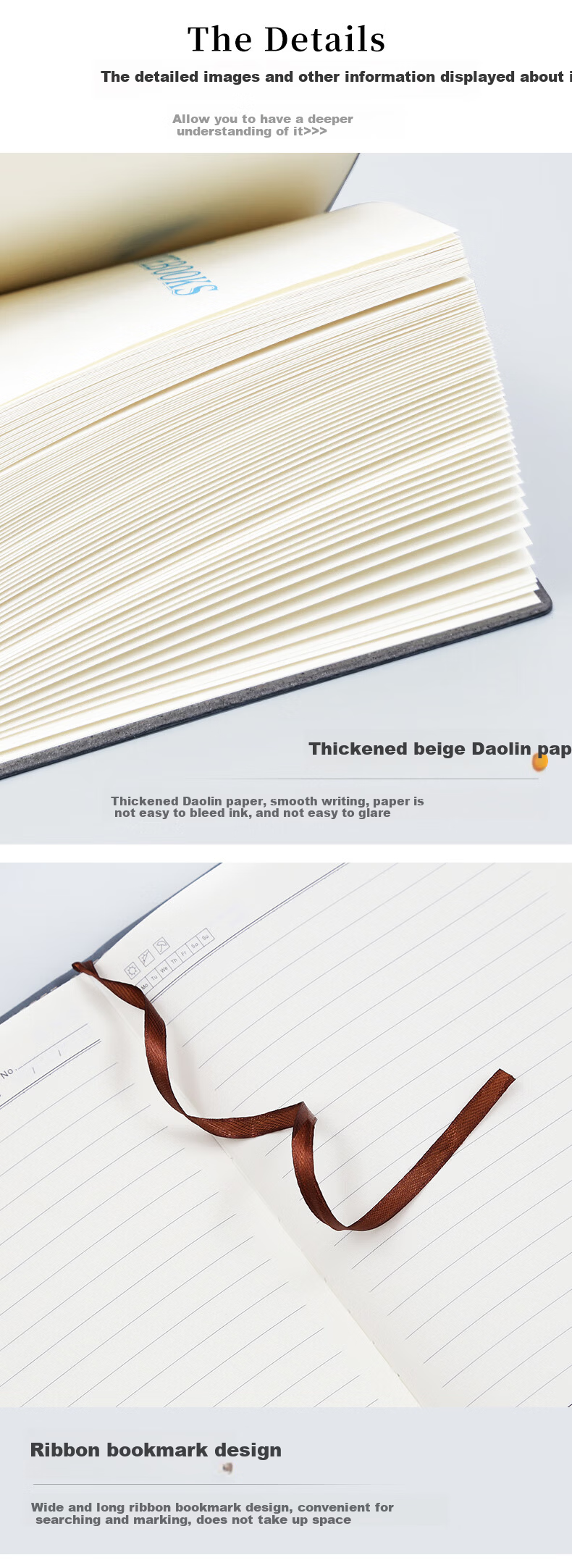 Weimei A5 Business Notebook Gift Box High-Quality 25K Thickened 200 Pages New Diary Work Log Meeting Record Customizable Logo 4