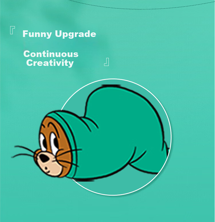 Haoqile Tom and Jerry Jerry Long Body Pillow Bedside Leg Hugging Plush Doll Comfort Toy Peripheral Pillow 2