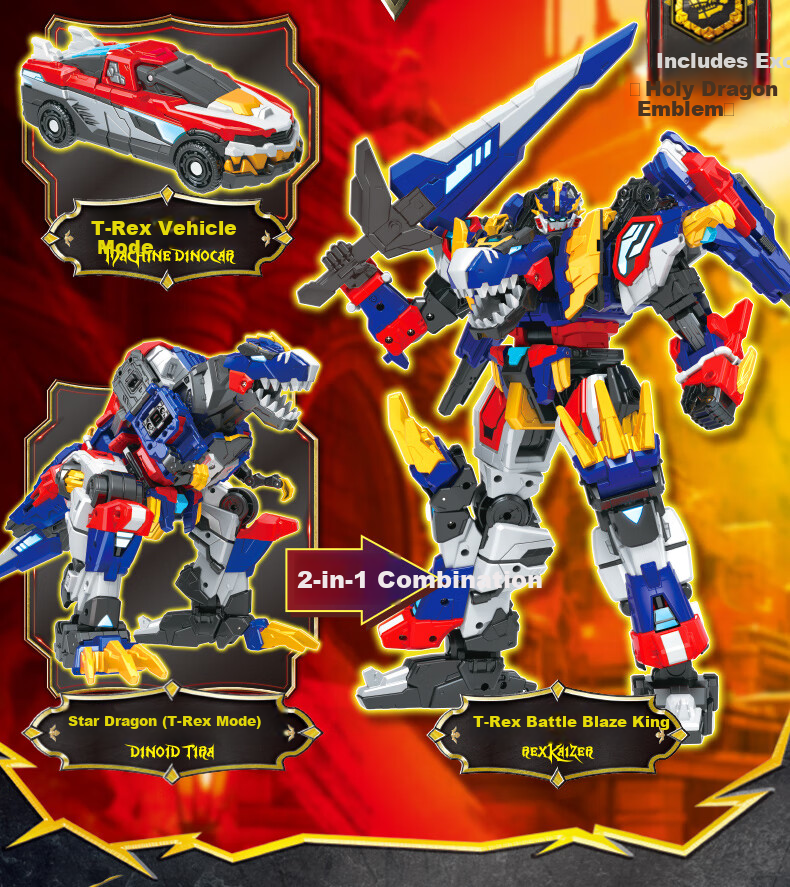 Mini Force X Ice Blade Sabertooth Tiger Season 8 Strongest Dinosaur 3-Form Combination Left Foot Armor Transforming Robot Toy 3