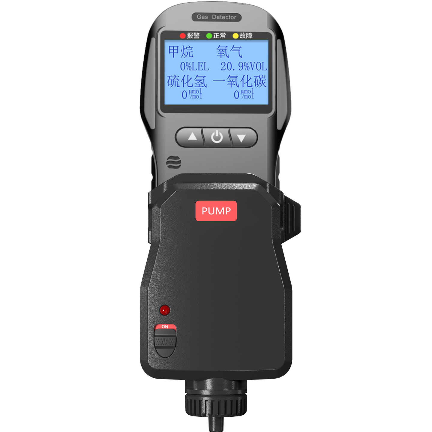EDKORS 4-in-1 Gas Detector Oxygen Combustible Hydrogen Sulfide Carbon Monoxide Alarm Confined Space Monitor