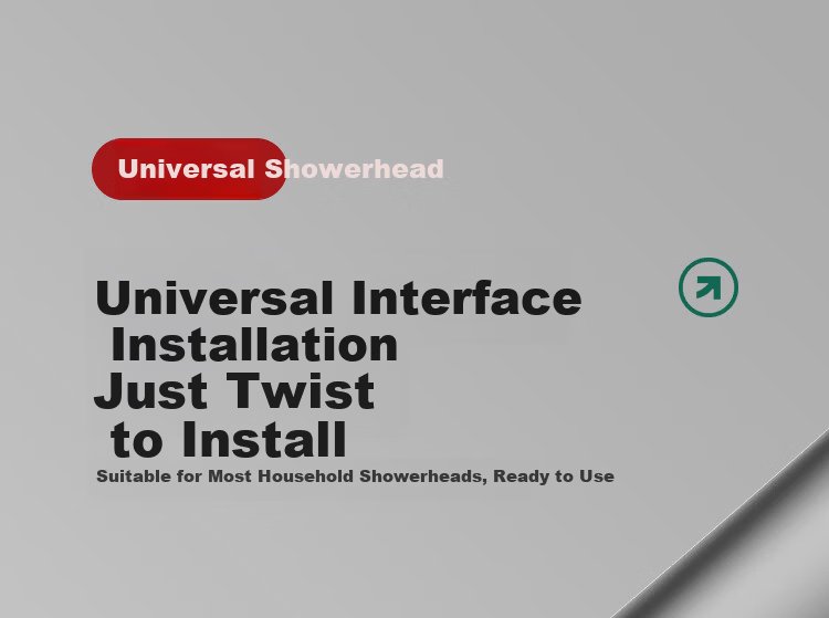 Jiayun [New German Style] Adjustable Rotatable Pressurized Shower Head with Switch High-Pressure Water Flow 26