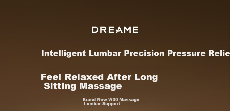Dreame Smart Waist Massager Cushion Neck Shoulder Waist Back Leg Massager Heat Kneading Waist Protector W30 Practical Birthday Gift for Elders Parents and Friends 2
