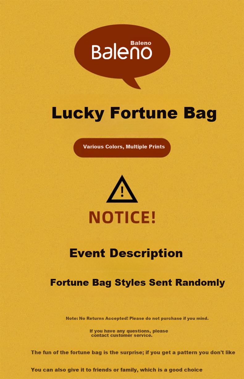 Baleno Summer Surprise Short Sleeve T-Shirt Lucky Bag Blind Box, Brand New Flawless Summer Wear Blind Box 1