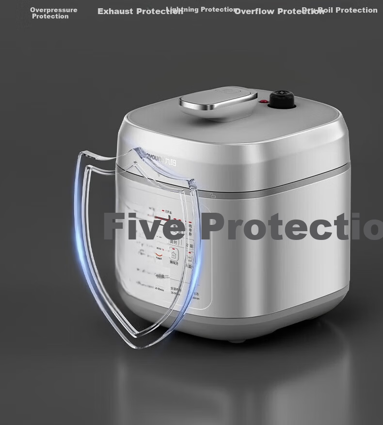 Joyoung ZMD Anxin Series Electric Pressure Cooker 70kPa High-Pressure Inner Pot 21% Deeper Intelligent Heating 900W Reservation Timer 5L Dual Pot Rice Cooker Soup Stew Y-50H50 23