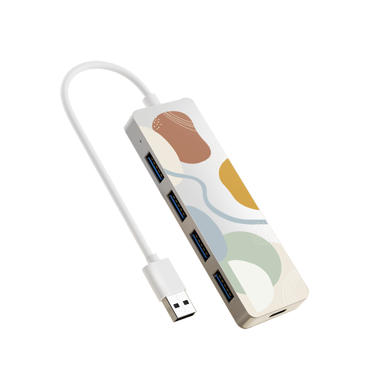 Lenovo Yinen USB Hub Docking Station High-Speed Expansion Hub Laptop Converter Adapter Type-C Power Supply