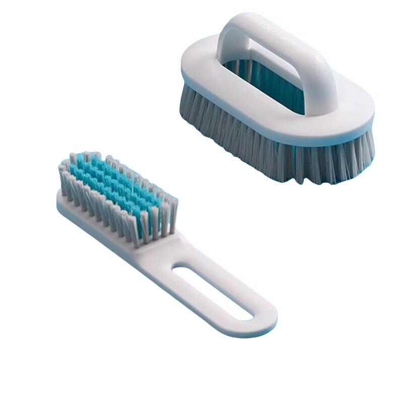 CHAHUA Large Laundry Brush Set [2 Pieces Total], Multi-Functional Shoe Cleaning Tool for Home Use, Random Color
