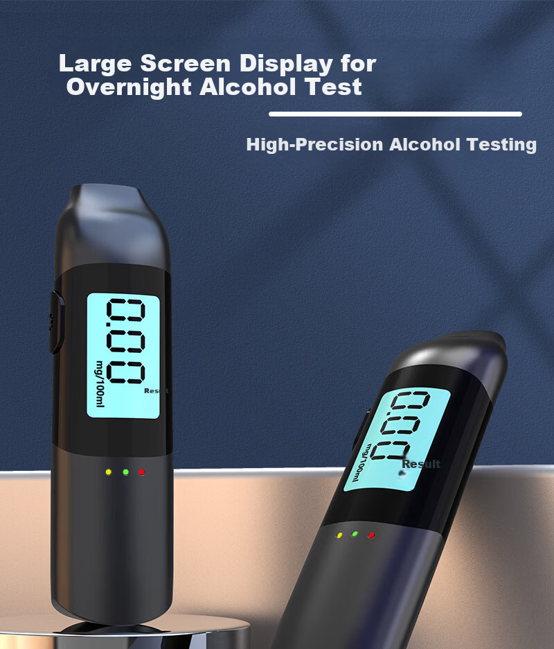 Baiyue Portable Alcohol Tester High-Precision Breathalyzer for Home and Car Use 1