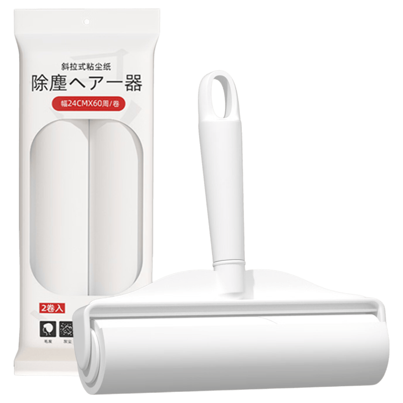 CHUSHE Lint Roller, 10cm Lint Remover, 11 Rolls of Paper, 660 Sheets, Pet Cat And Dog Hair Removal Tool, Dust Remover Roll Paper
