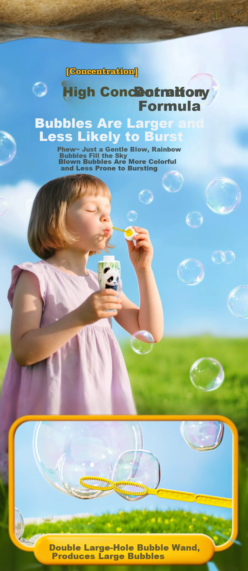 Aomengxing Bubble Machine Children's Handheld 2026 New Sunflower Rotating Electric Non-Toxic Toy Children's Day Gift 3
