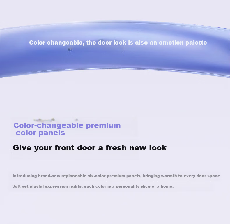 DESMAN Smart Door Lock 3D Facial Recognition Visual Peephole Large Screen Fingerprint Password Xiaodi U3F 4