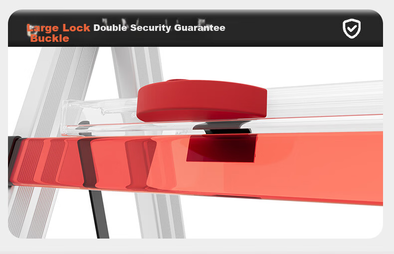 Aopeng Aluminum Alloy Household Folding Step Ladder Six-Step Lockable Thickened Climbing Ladder 2