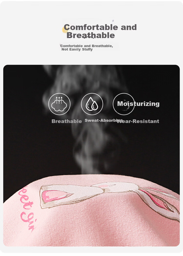 Bingxue Cotton Children's Underwear Girls Pure Cotton Class A Antibacterial Breathable Four-Season Boxer Shorts 9