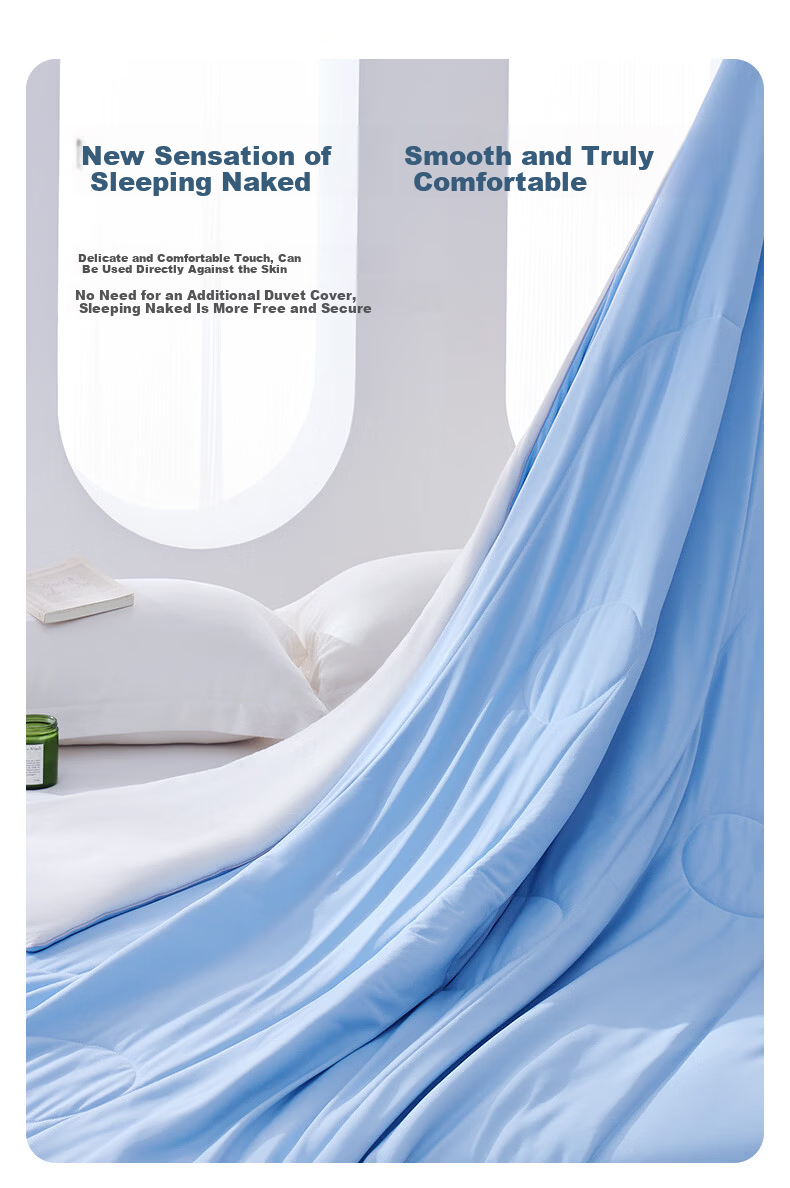 MUJI Class A Single Summer Cooling Quilt 100% Nylon Machine Washable Air Conditioning Quilt Cooling Summer Quilt Green Gray 200*200cm 8