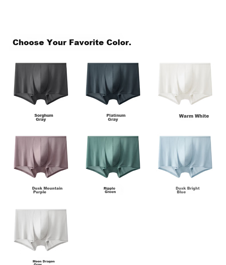Bananain 520C Men's Disposable Underwear EO Sterilized Antibacterial Individually Packaged Wash-Free Daily Use Travel Boxer Briefs 7 Pieces 19
