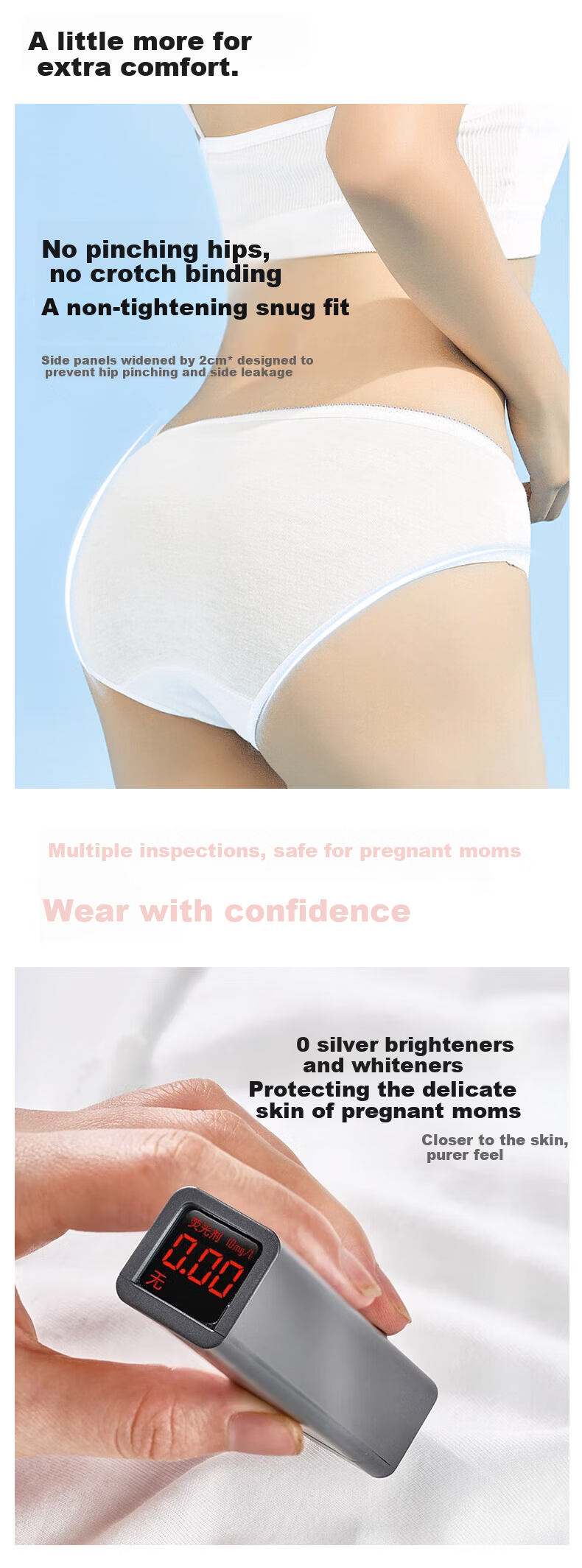 Jingshuran JD Self-Owned Brand [Xinjiang Soft Cotton] Pure Cotton Lazy Daily Disposable Women's Underwear 30-Pack 3