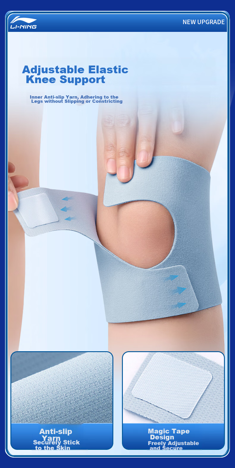 Li-Ning Knee Brace for Meniscus Injury, Sports-Specific Patellar Support for Running, Hiking, Badminton, Joint Protection for Men And Wome 8