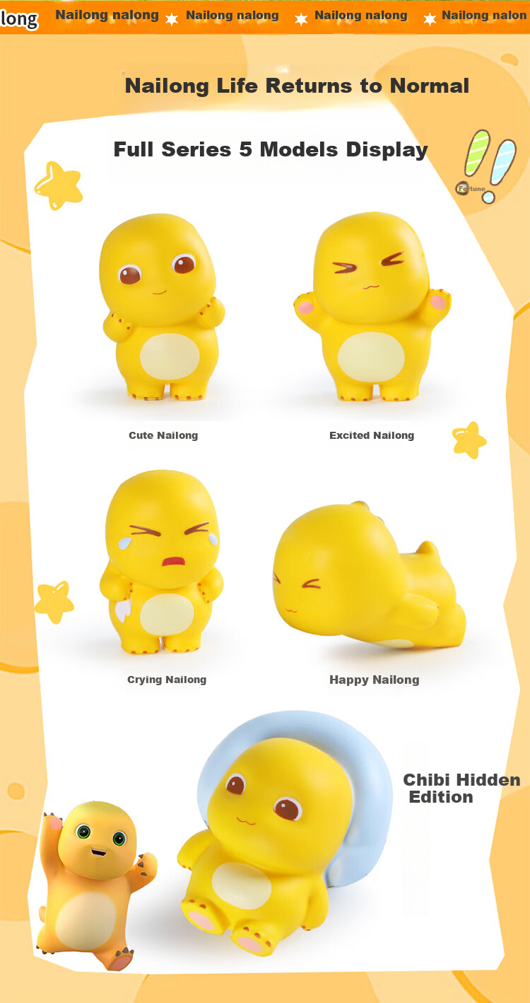 MKBIBI Little Milk Dragon Squeeze Blind Box Stress Relief Toy Slow Rebound Plush Doll Kids Boys Girls Children's Day Gift 2