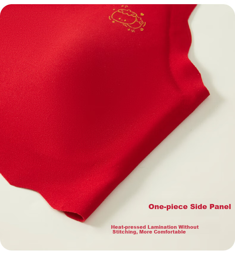 Meishianxuan 2026 Year of Birth Children's Red Underwear Set for 12-Year-Old Girls, Developmental Vest and Bra for Girls 20