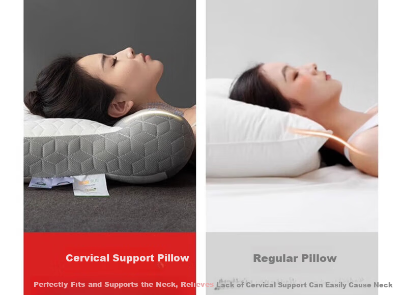 Hodo Anti-Traction Natural Latex Neck Pillow Core Cervical Pillow for Adults Single Piece 5