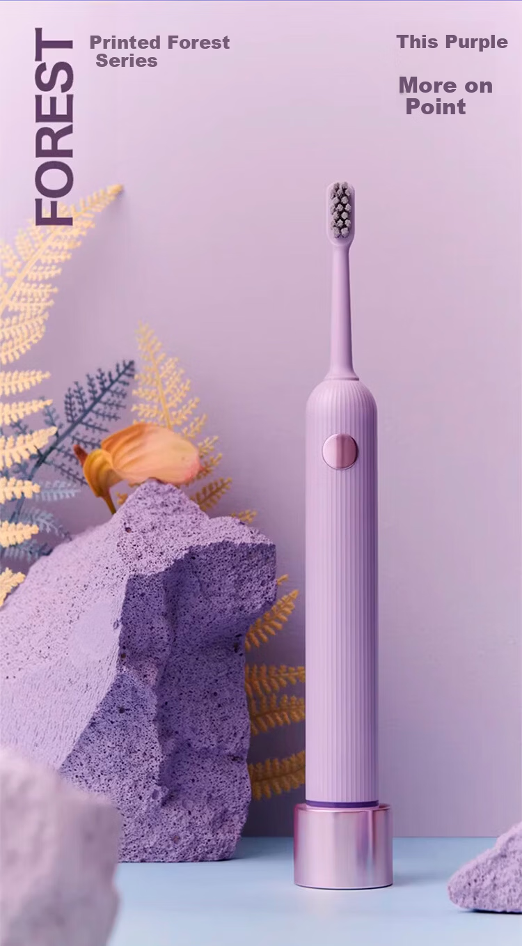 HuaShang [Price Protection 618] F1 Sonic Electric Toothbrush Adult Couples Set Gift for Boyfriend and Bestie F1 Purple Single with Brush Head 2
