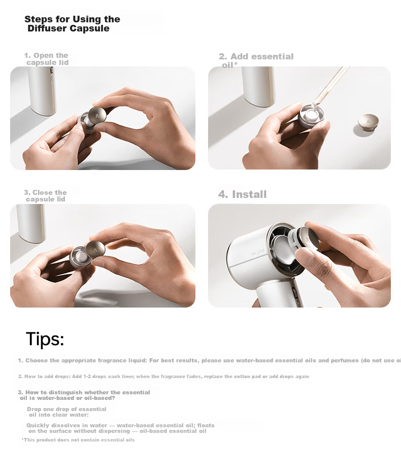 JISULIFE Pro1 Mini Handheld Portable High-Speed Bladeless Turbo Rechargeable Outdoor Fan White 5