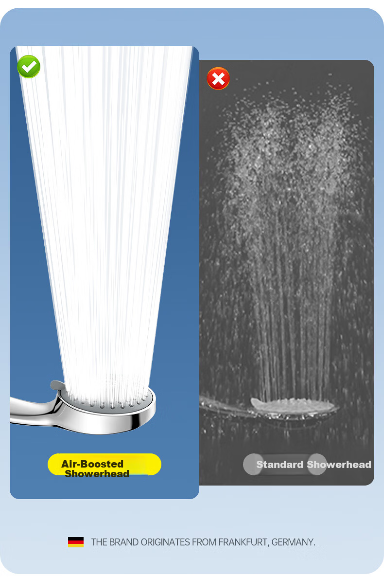 Haili Bathroom Large Hole Shower Head Shower Heater High Flow Handheld Shower Head Universal 09953 4