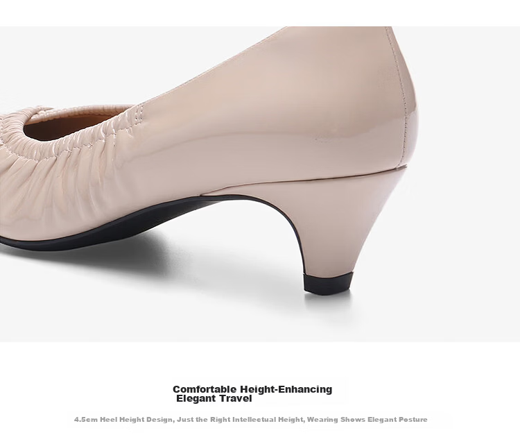 Le Saunda 26 New Style Queen Stride Pointed Toe French Style Elegant Commuter Lambskin Flats Women 7M47502 Ebony Black BKP35 6