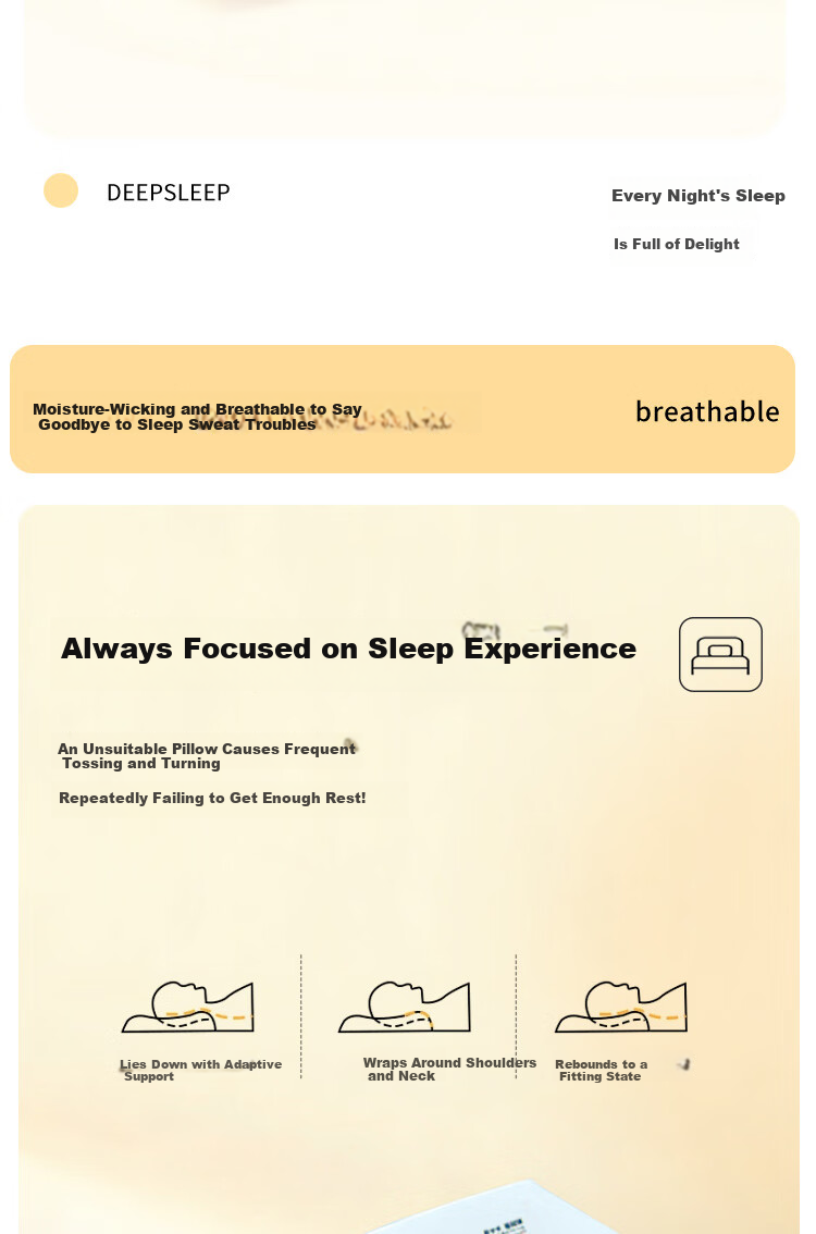 Zhang Yu Children's Pillow Slow Rebound Deep Sleep Neck Support Memory Pillow Four Seasons Universal 40*70*8cm Pink 4