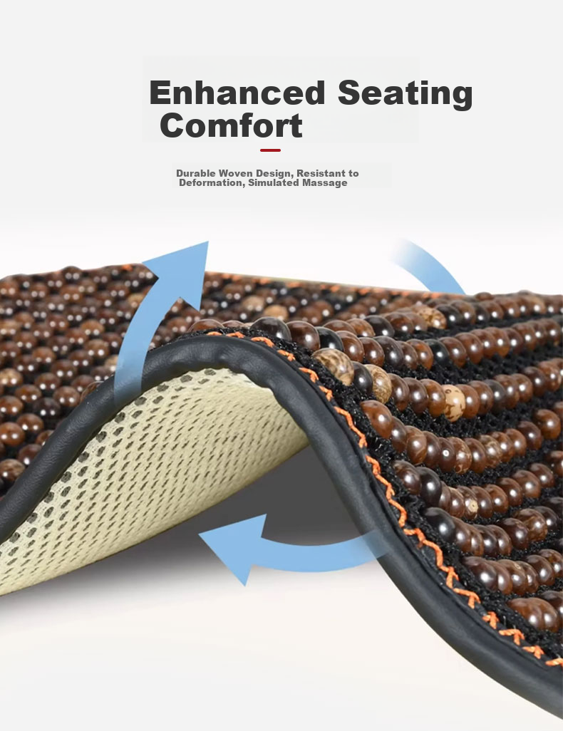 Zhunhang Bodhi Car Seat Cushion Summer Breathable Long Sitting Comfortable Butt Pad Office Chair Ventilated Cooling Seat Cushion 10