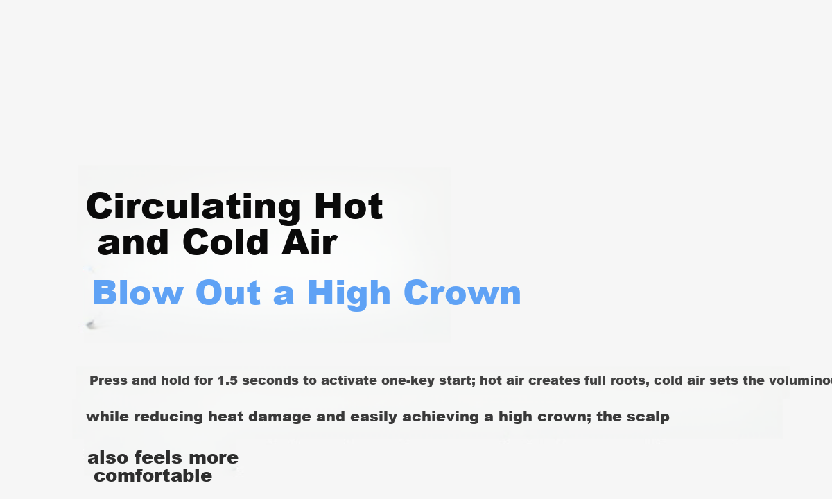 Feike High-Speed Hair Dryer Hollow Air Duct Home Use High Power Quick Dry Low Noise Negative Ion Hair Care Blow Dryer Holiday Gift for Girlfriend H5 Star Ring White Price Guarantee 618 19
