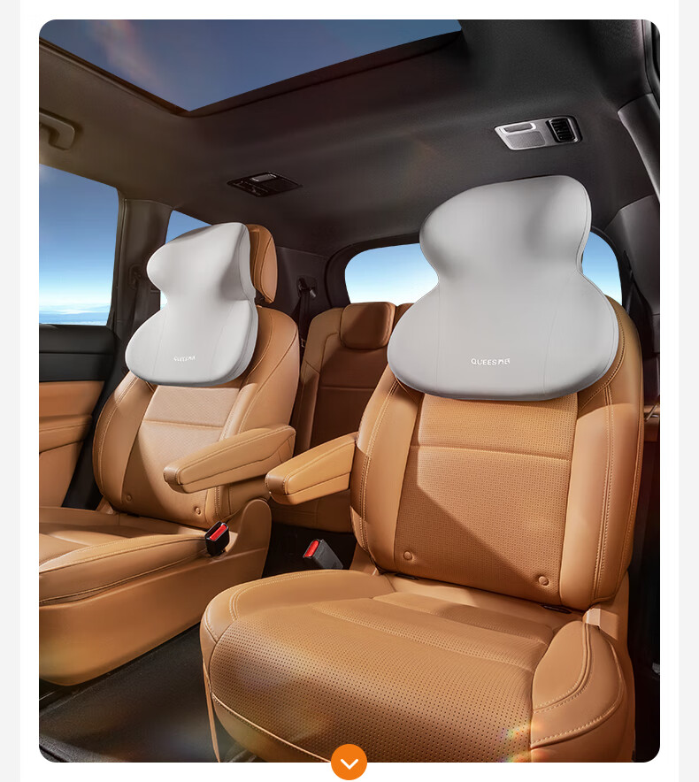 Qiaoshi Car Headrest, Neck Support Pillow for Vehicle Seats, Integrated Neck Pillow for Maibahe And Tesla Seats 40
