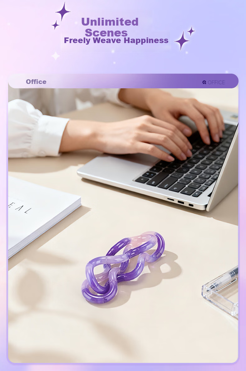 Qloop Authentic Twisty Toy Children's Day Gift for Boys and Girls Fidget Spinner Stress Relief ADHD Focus Toy 7
