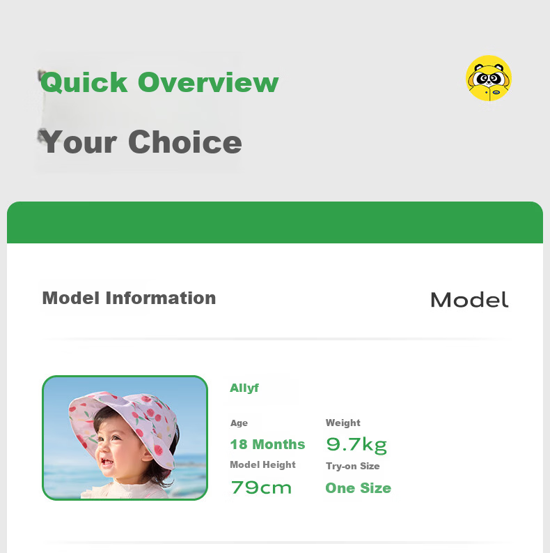 Mumeng Baby Sun Hat UV Protection Boys Girls Children's Sun Cap Bread Chocolate 24