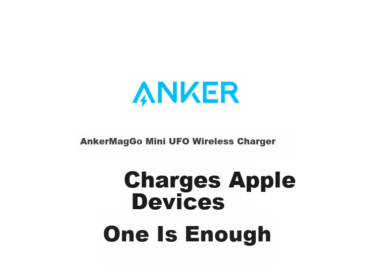 ANKER Anker UFO Wireless Charger 3-in-1 Foldable for iPhone 17 Pro Max Apple Watch AirPods White 1