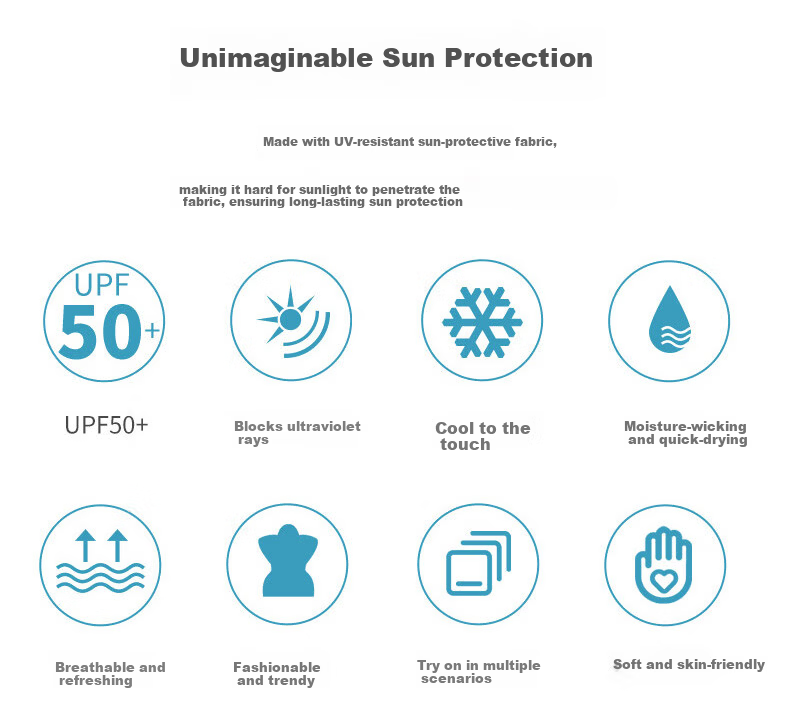 Langsha Women's Summer 2026 New Black Coated Brim UV Protection UPF50+ Ice Silk Outdoor Sun Protection Jacket 2