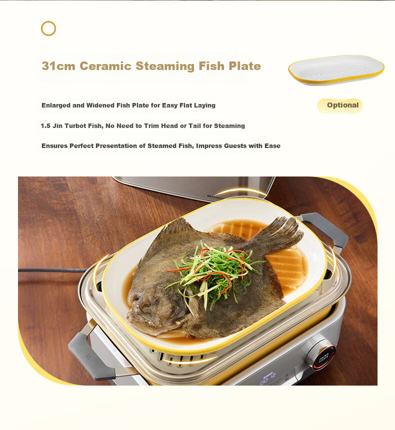 Donlim 20L Stainless Steel Electric Steamer Multi-Function Cooker 3-in-1 Steaming, Stewing, Boiling Electric Hot Pot DL-1007 12