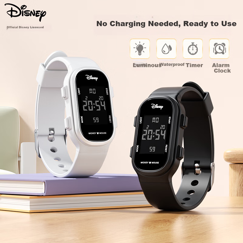 Disney Men's Sports Digital Waterproof Watch for Students, Trendy Teen Boys, Middle and High School Electronic Wristwatch, Back-to-School Gift 2
