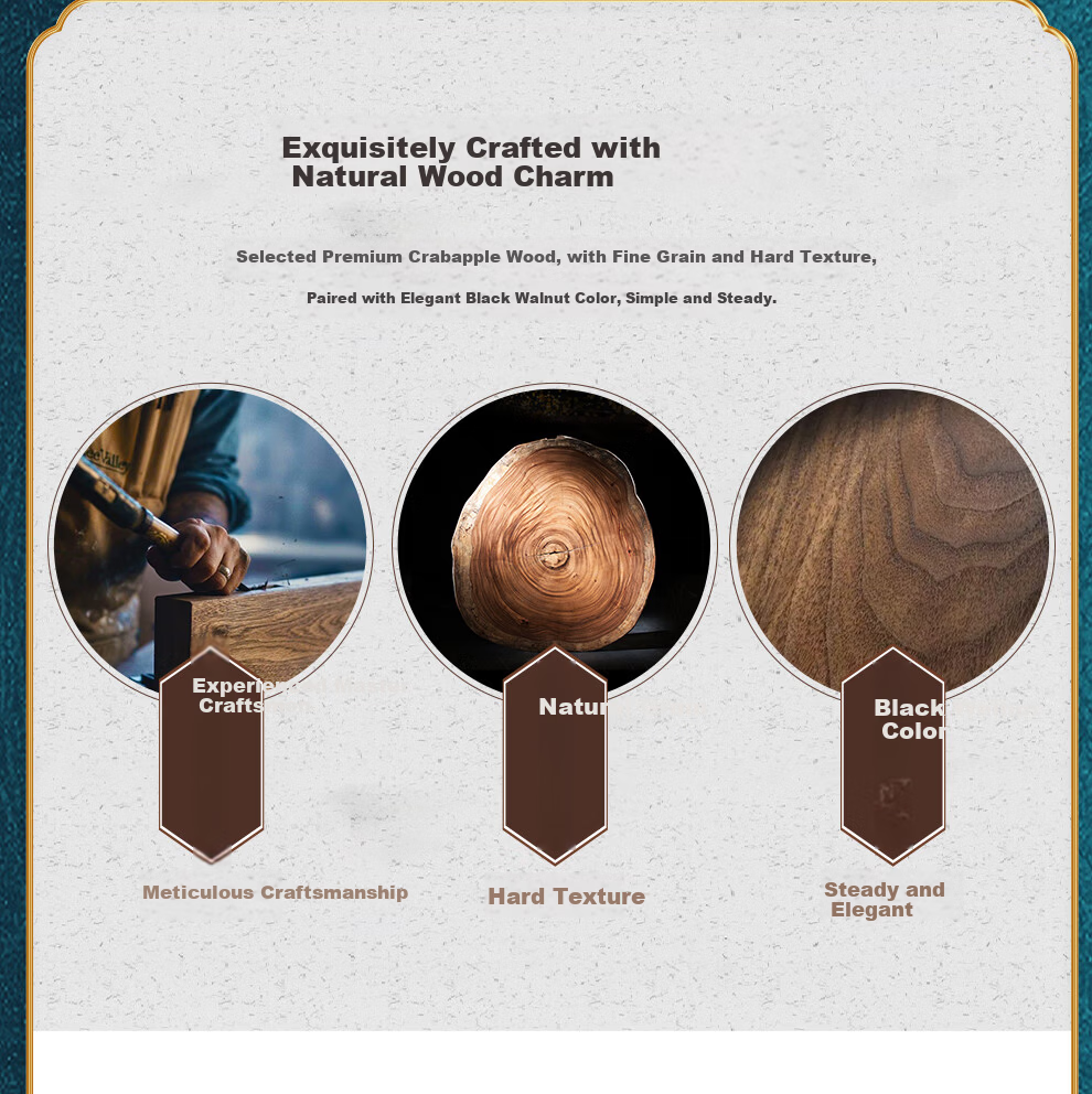 NVC Ceiling Light Wooden Art Study Dining Room Bedroom Round Smart High CRI WHXD60W/F-17 4