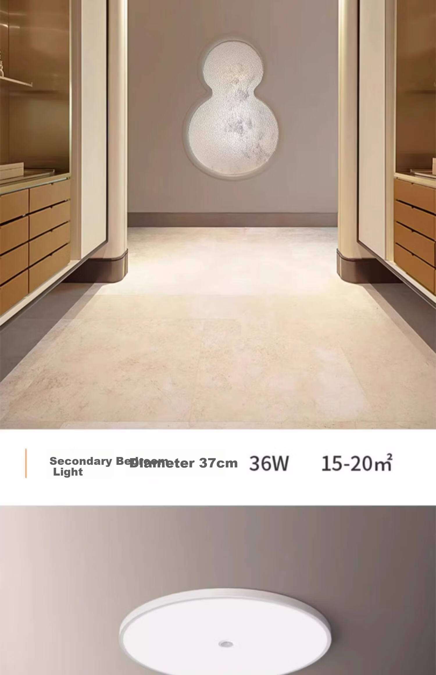 Labotareda Ultra-thin Three-proof Ceiling Light LED Infrared Human Body Sound Control Lamp for Stairs Corridor Hallway 23
