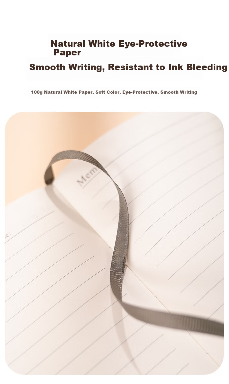 Wen'ao A5 Stylish Creative Gradient Rainbow Magnetic Closure Notebook Student Exam Self-Discipline Punch Card Memo Office Work Journal Light Purple 5
