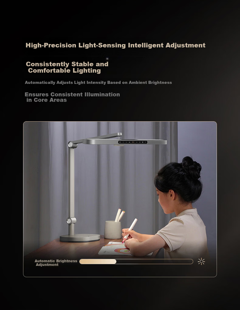 Hongmeng Zhixuan THINCO Smart Desk Lamp Children's Student Eye Protection Full Spectrum Desktop Bedroom Sensor Lamp 5Pro 15