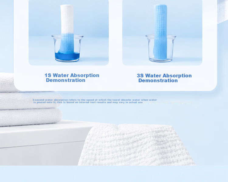 CCOKIO Japan Premium 100% Cotton Facial Towels Large Thickened Dual-Use Dry and Wet Baby Disposable Pull-Out 80 Sheets 18