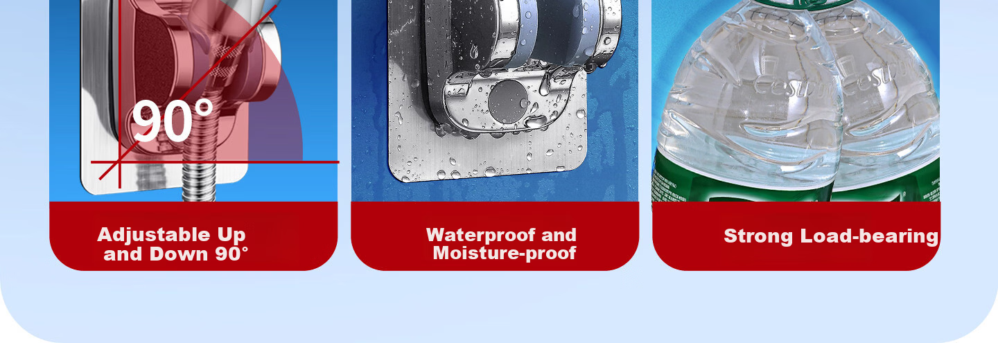 WUZORY [Germany] High-Pressure Shower Head Set Multifunctional Handheld Bathroom Shower Sprayer 17